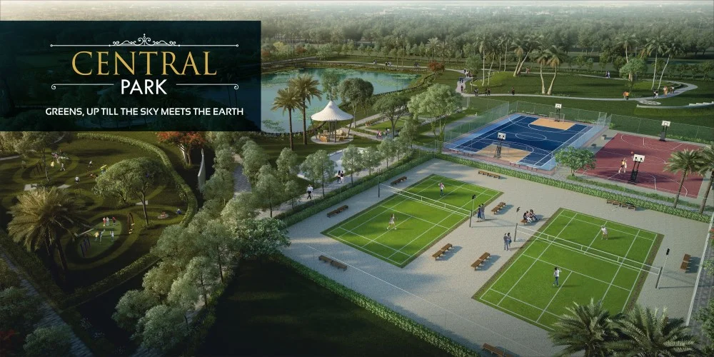 Sports Zone - Courts of Lawn, Tennis, Basketball, badminton, cricket net practice area
