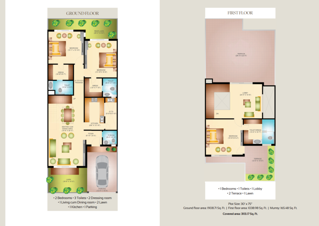 Thames Villa Floor Plans